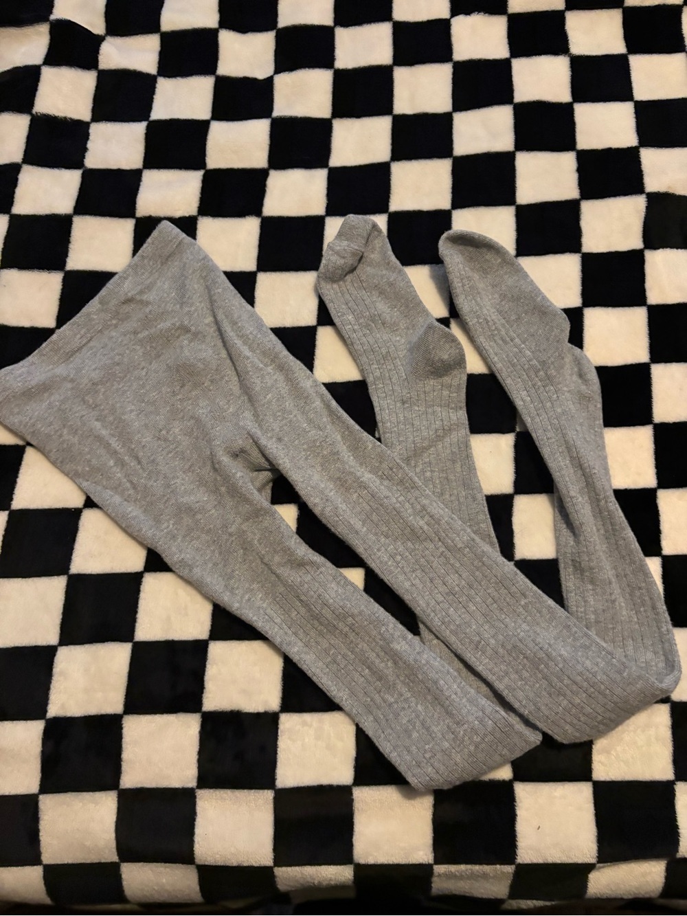 Size large girls grey stockings tights